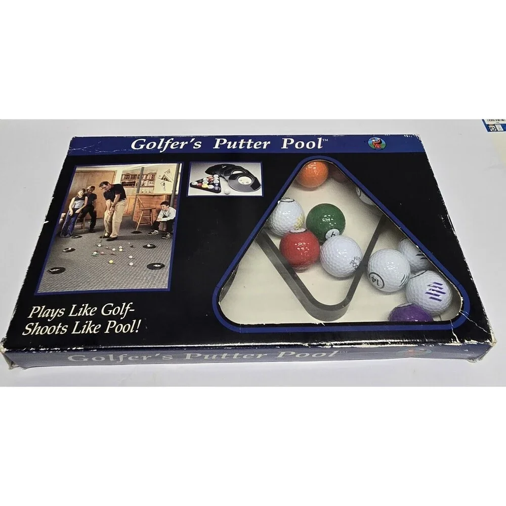 Club Champ Golfer's Putter Pool - Plays like Golf, Shoots like Pool Complete Set
